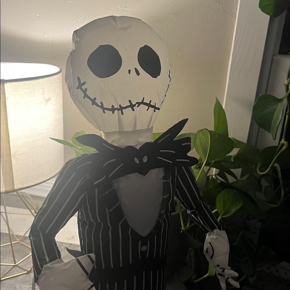Disney Black and White Jack Skellington Inflatable